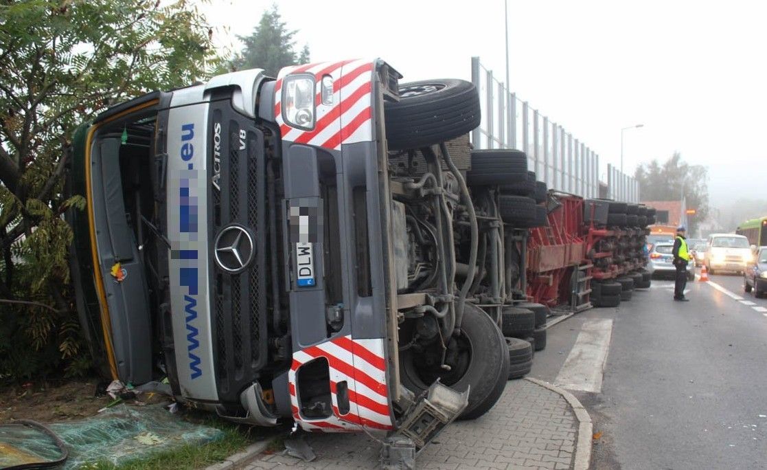 tir wypadek