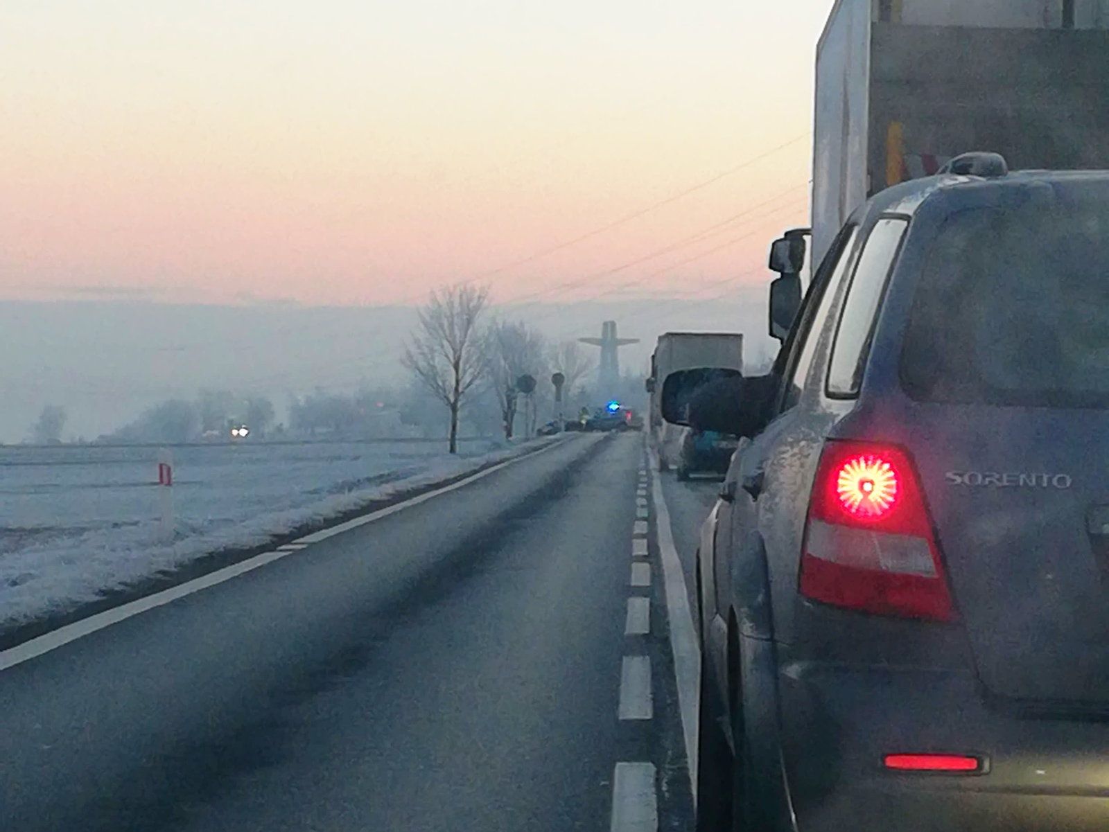 wypadek korek