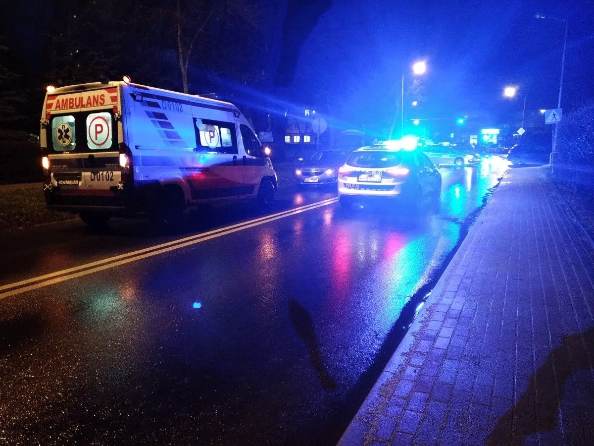 potrącenie pasy