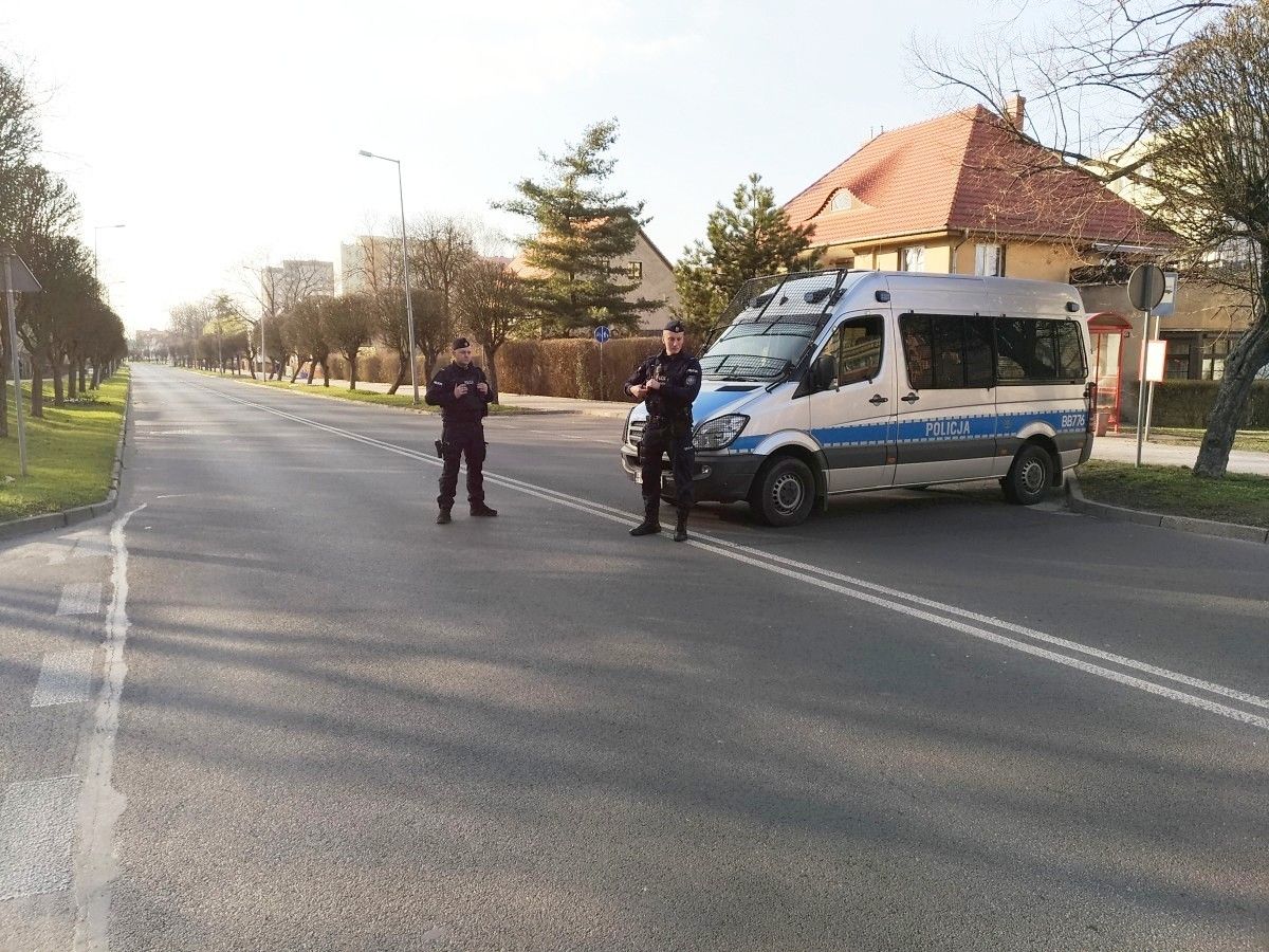 policja blokada