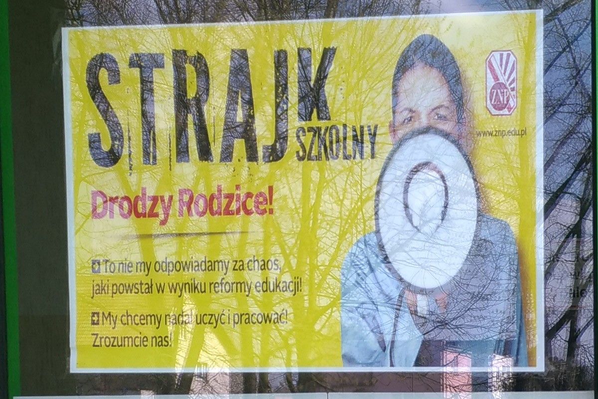 baner napis strajk