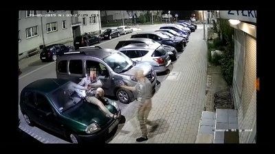 wandal ukrainiec policja lwówek śląski