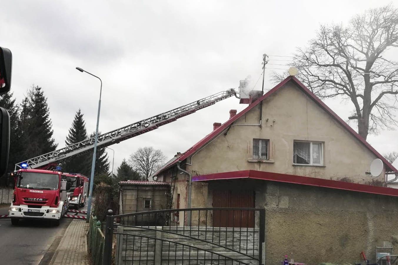 dom komin straż pożarna