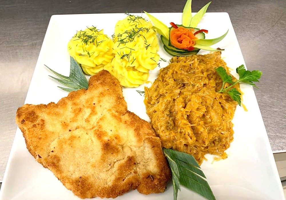 kotlet ziemniaki danie