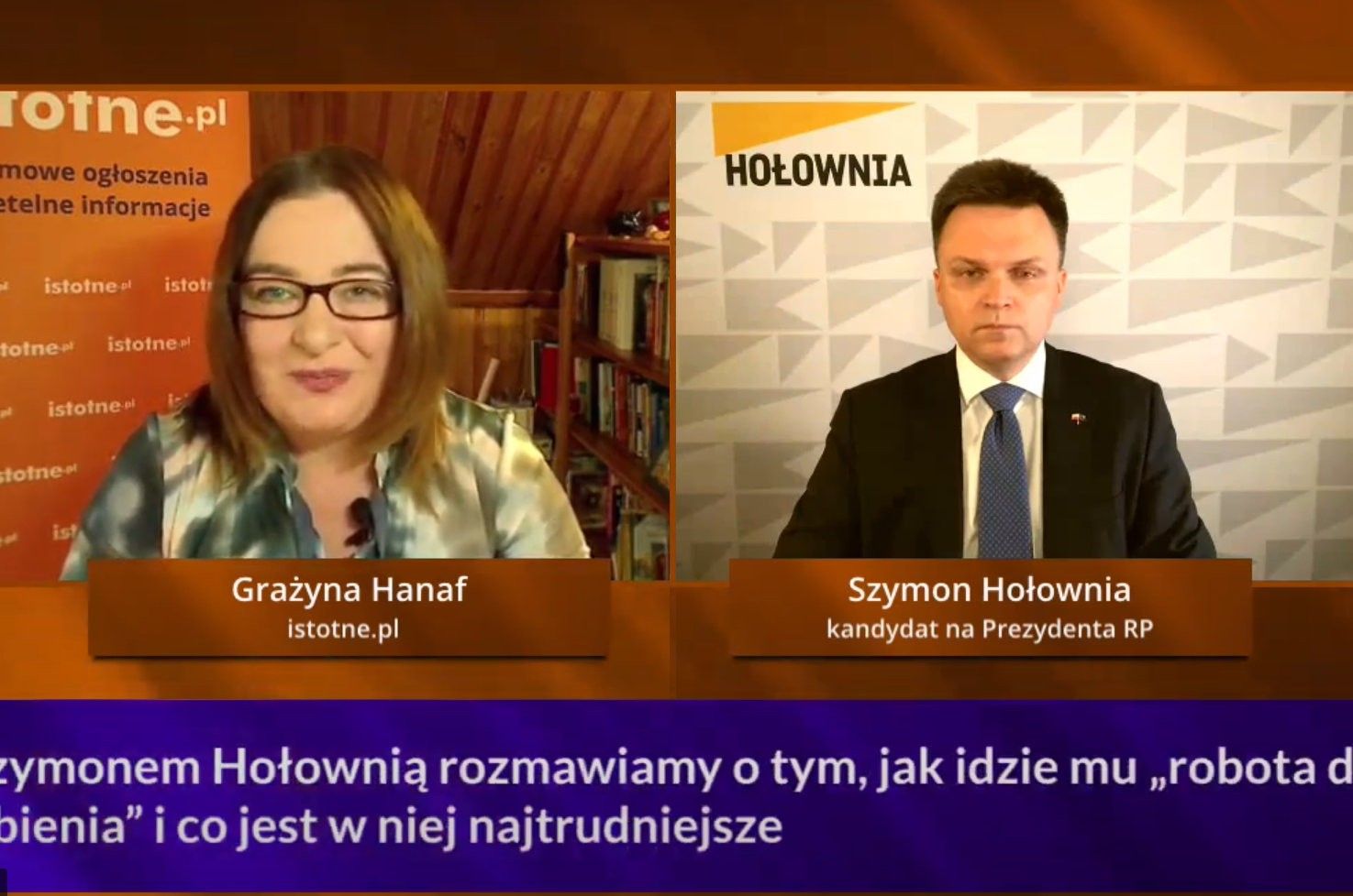Grażyna Hanaf Szymon Hołownia