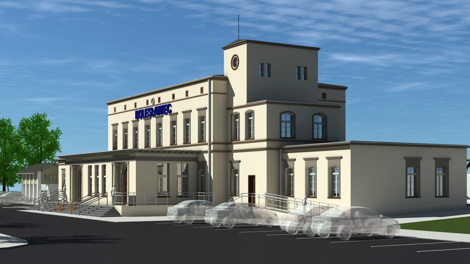 budynek dworzec pkp wizualizacja
