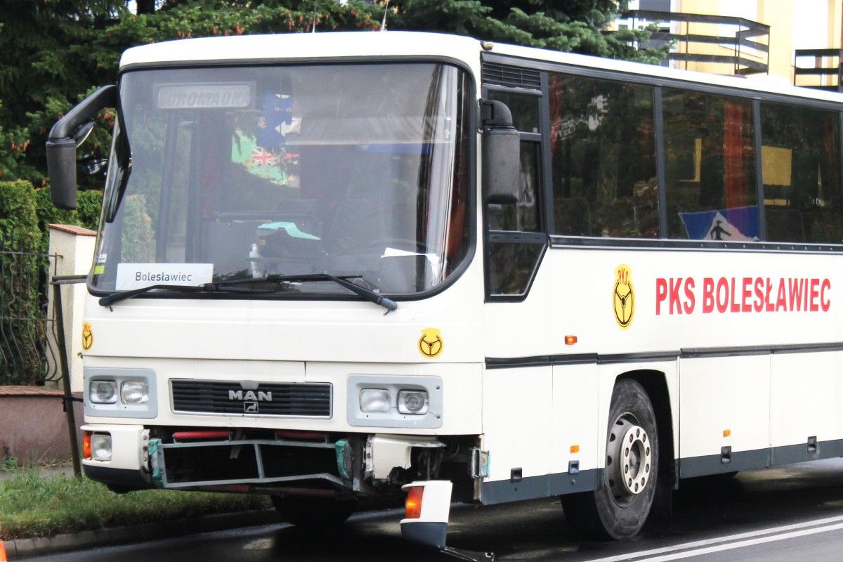 autobus kolizja