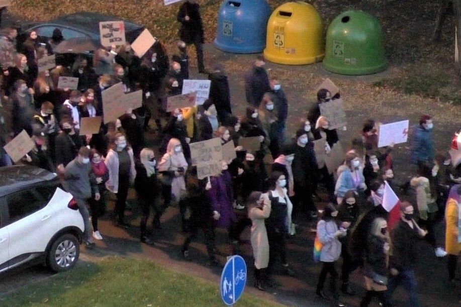 protest ludzie