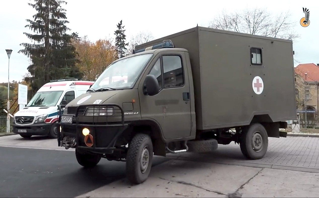 karetka wojskowa koronawirus