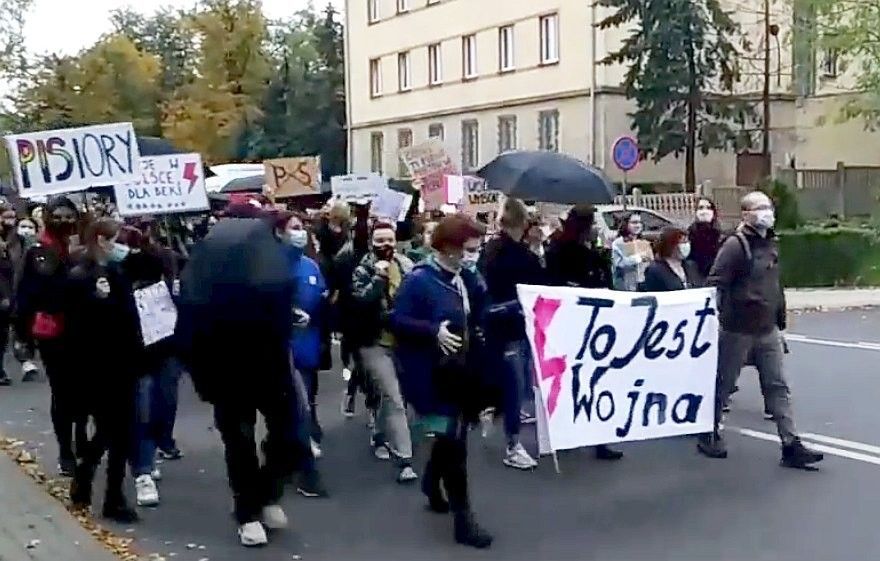protest strajk kobiet