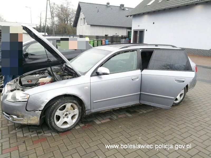 auto kradzież policja