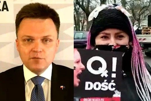 Szymon Hołownia Kinga Gęsicka-Biały
