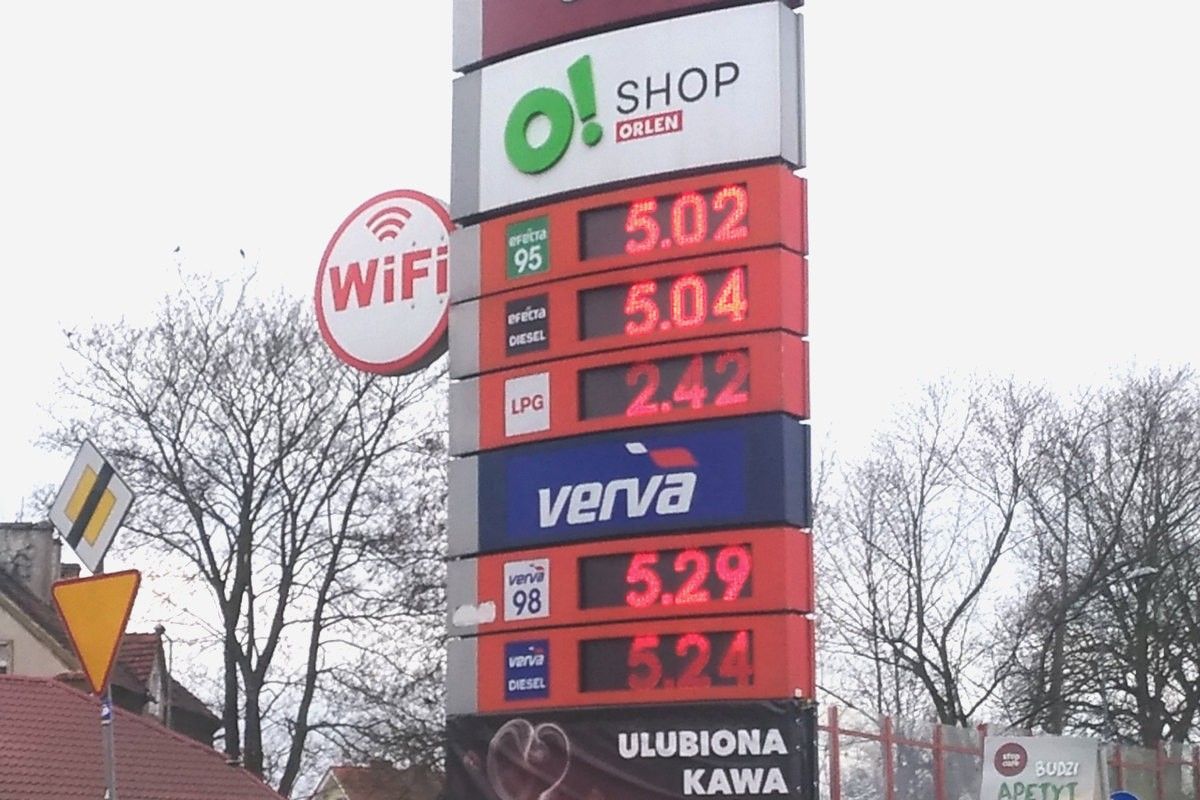 paliwo ceny orlen