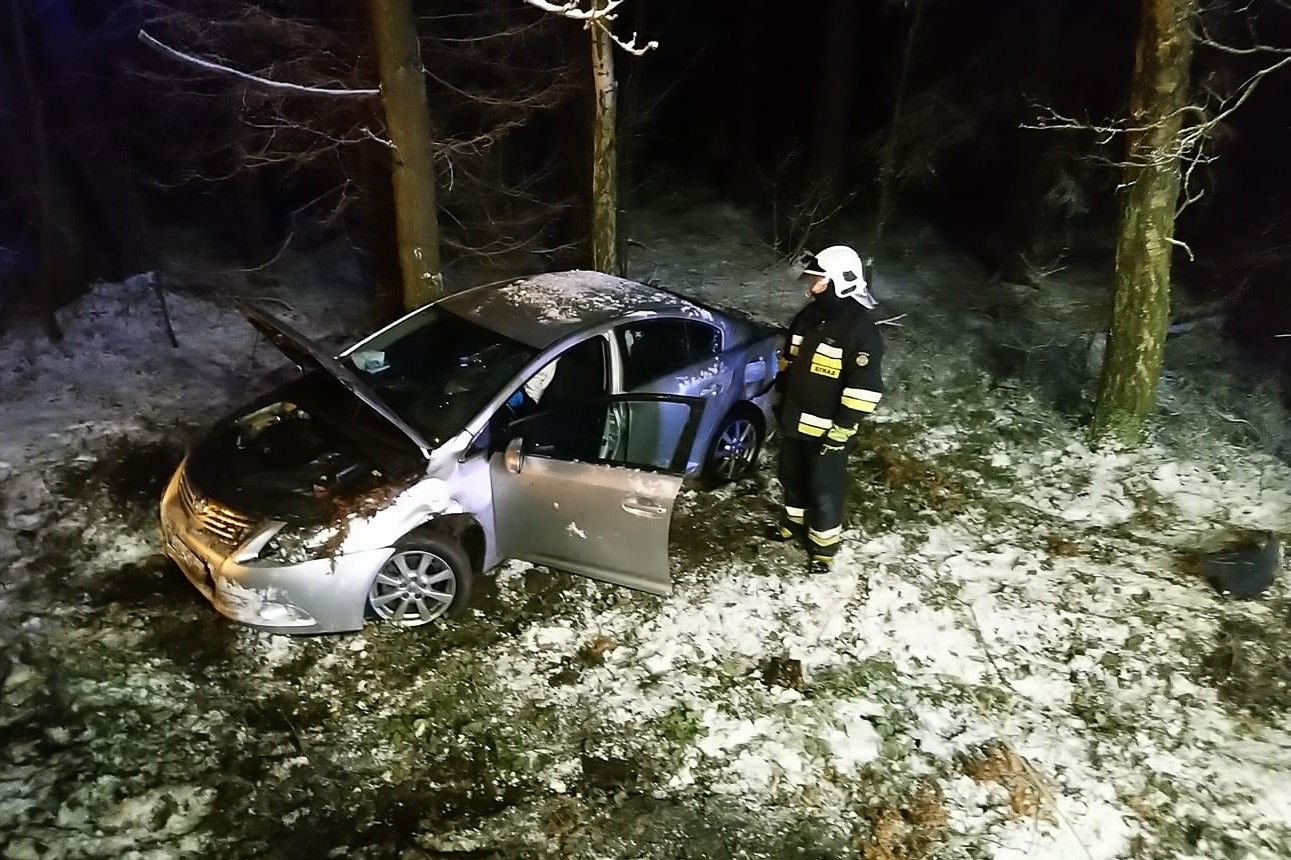 auto droga wypadek