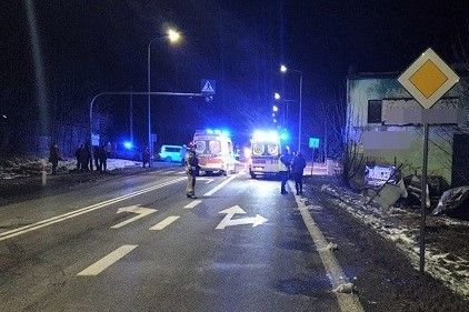 wypadek olszyna