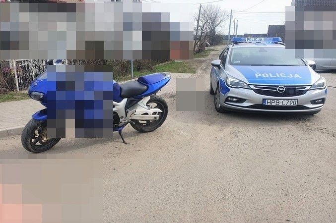 motocykl radiowóz