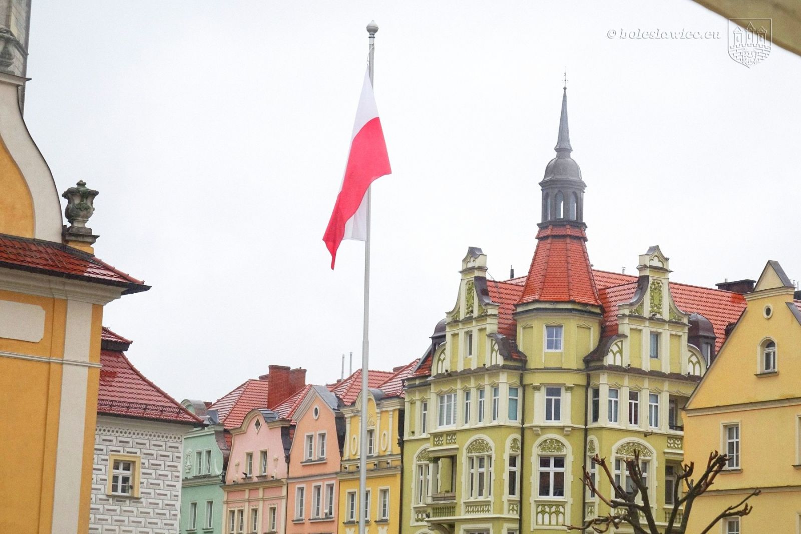 flaga miasto rynek