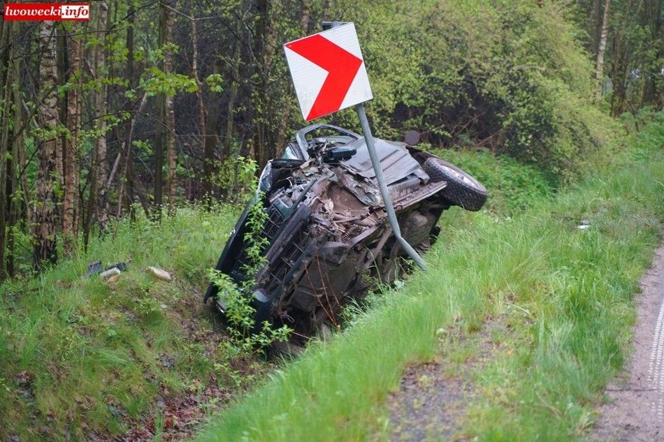 zderzenie tir opel