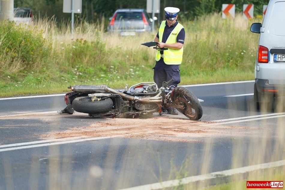 wypadek krzewie wielkie