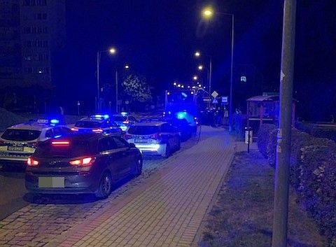 radiowóz autokar policja