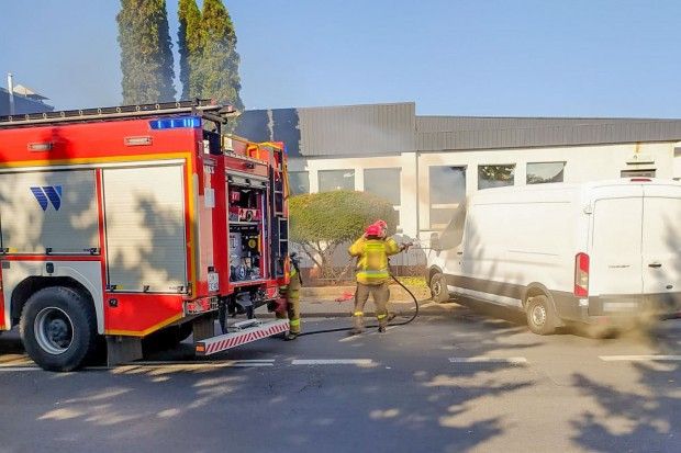 pożar busa