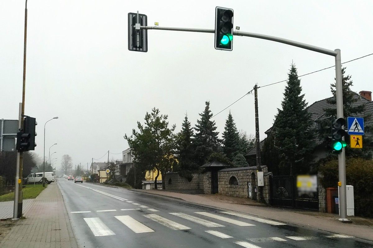 światła przejście widok