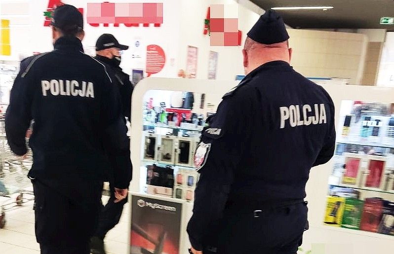 policja sklep kontrola