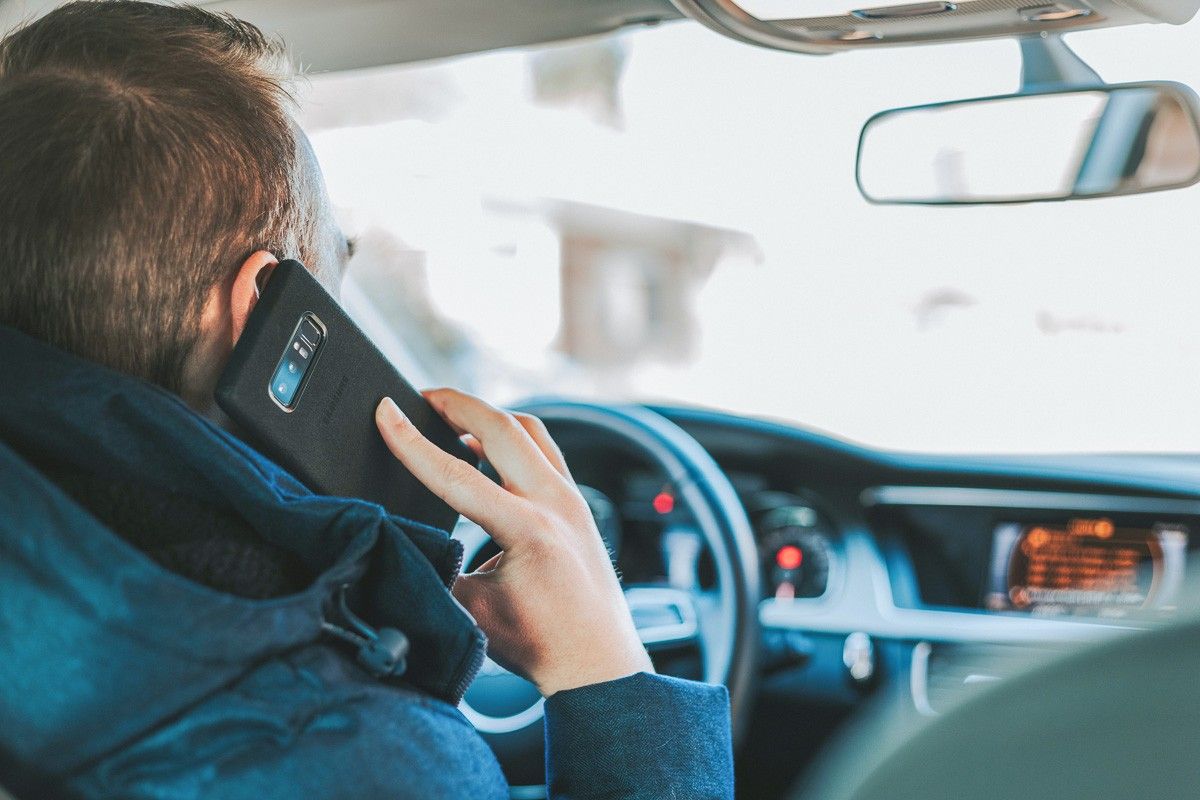 kierowca telefon