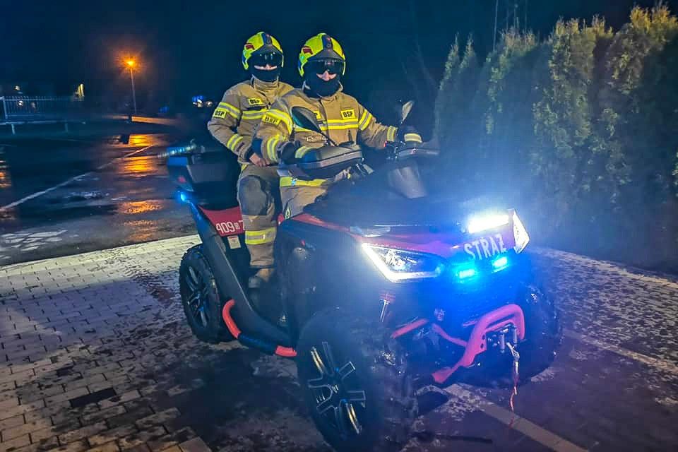 strażak quad