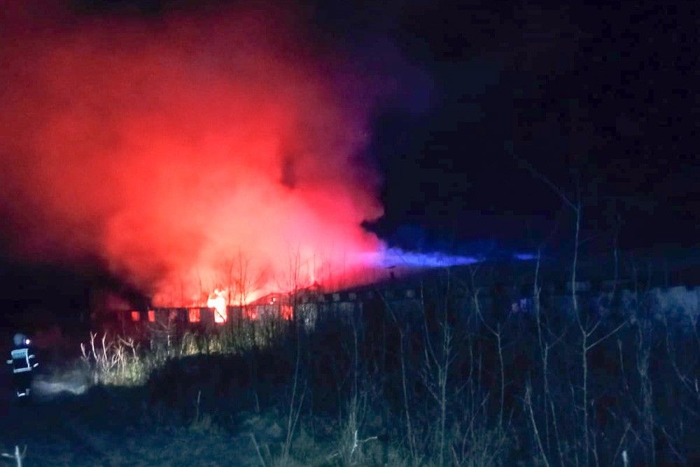 pożar hala