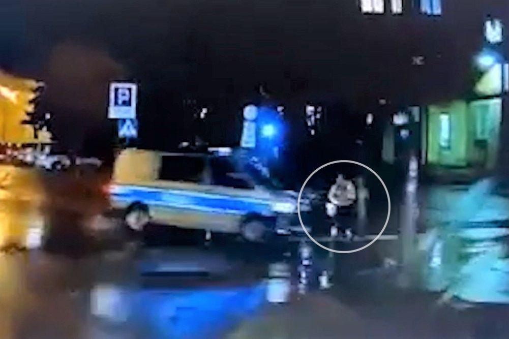 potrącenie policja