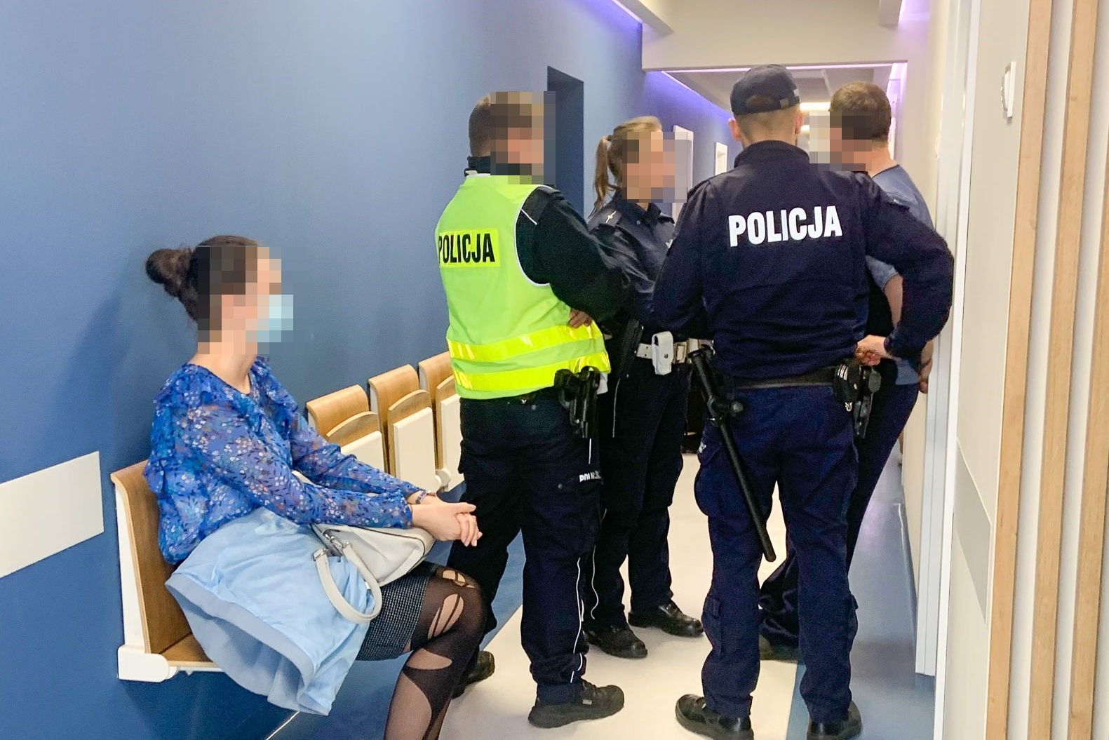 policjant szpital