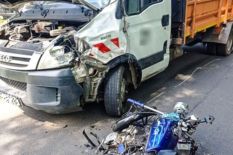 śmieciarka motorower