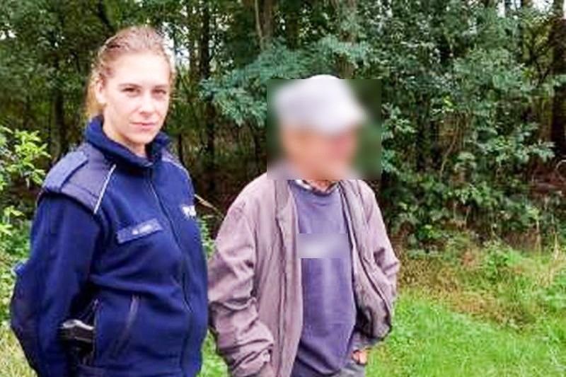 policjantka grzybiarz
