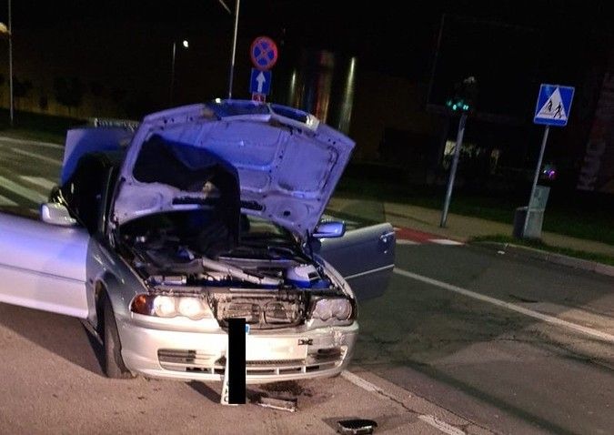 bmw kolizja ucieczka