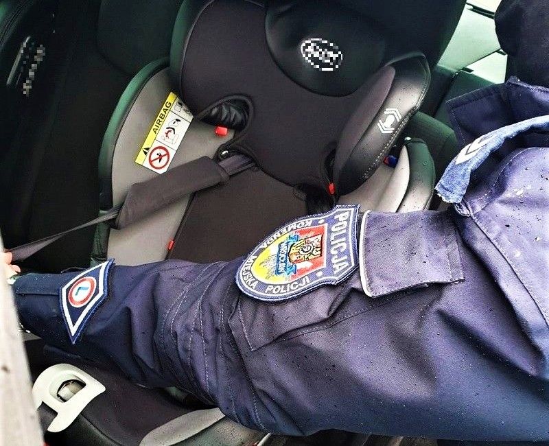 fotelik policjant wrocław