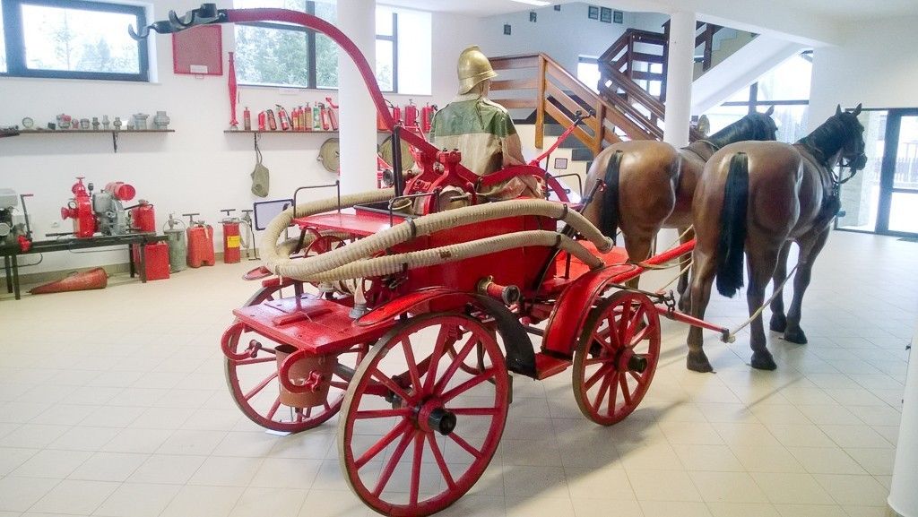 wóz koń strażak muzeum