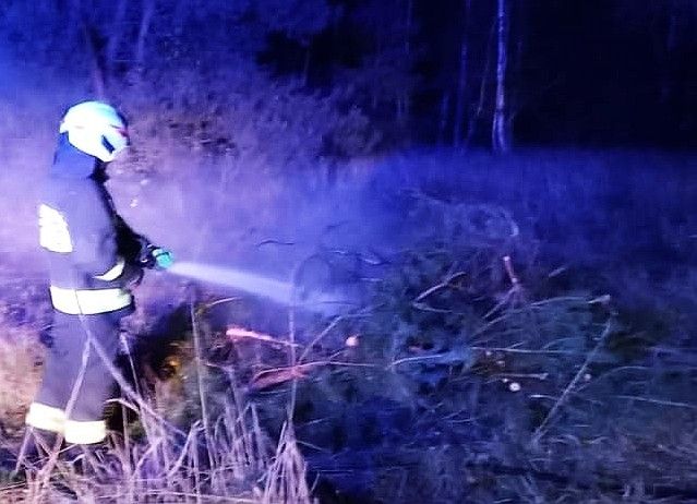 pożar strażak kraśnik krzyżowa