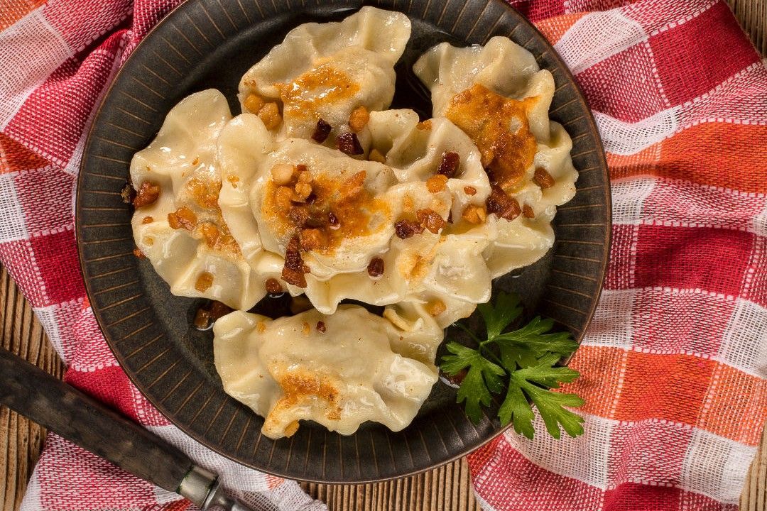 talerz pierogi