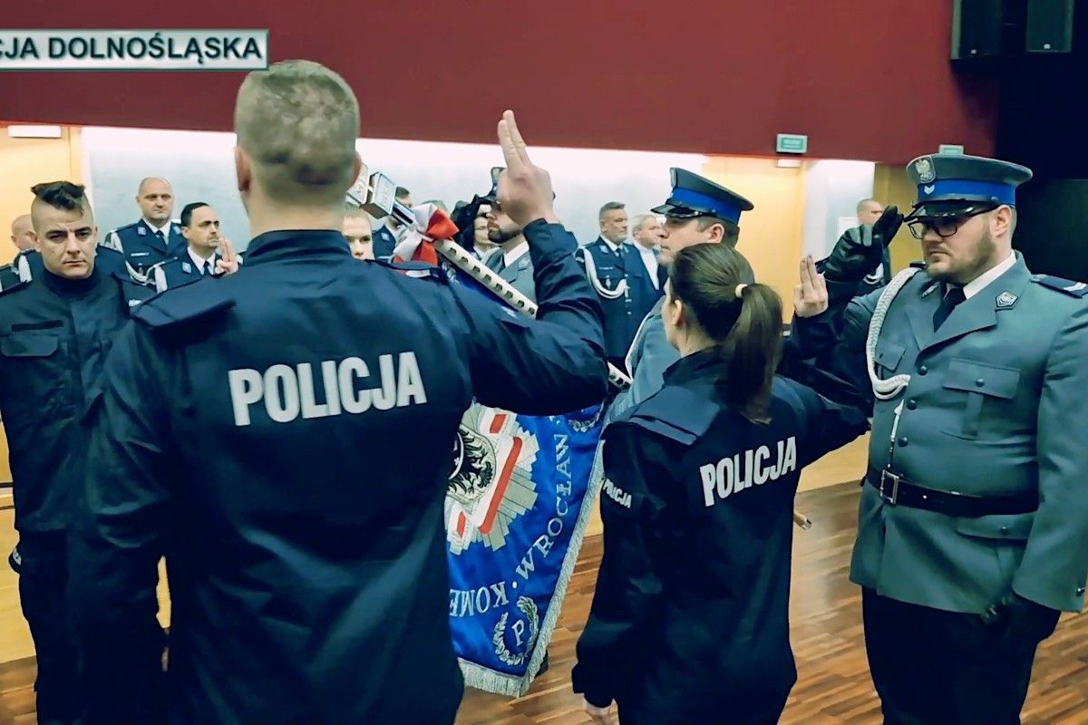 policjant ślubowanie