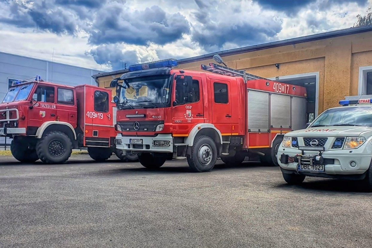 osp trzebień pojazd