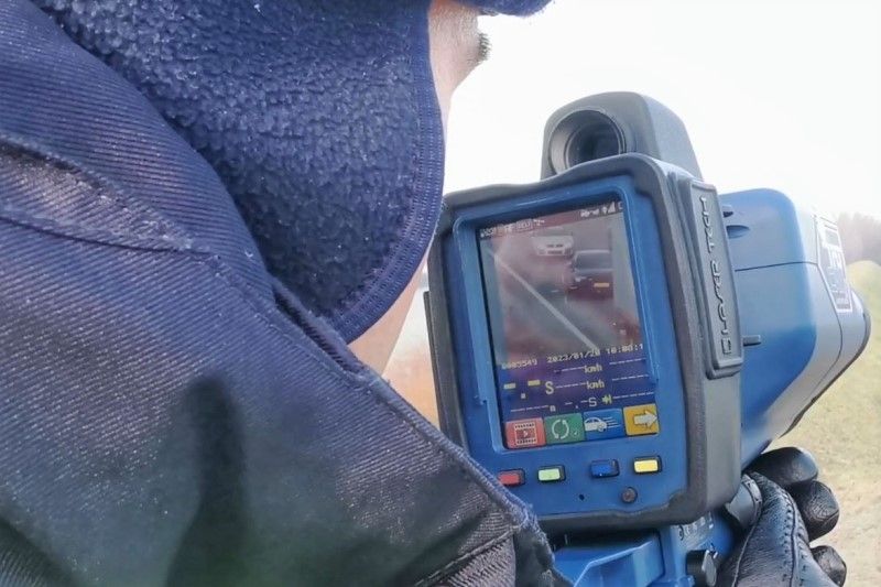 policjant radar