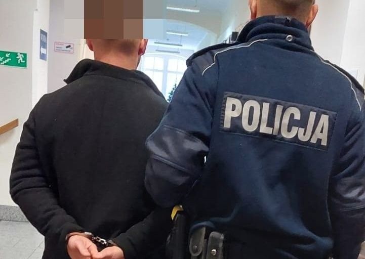 zatrzymany nękanie groźby