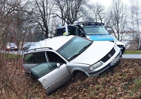 pościg auto lubań