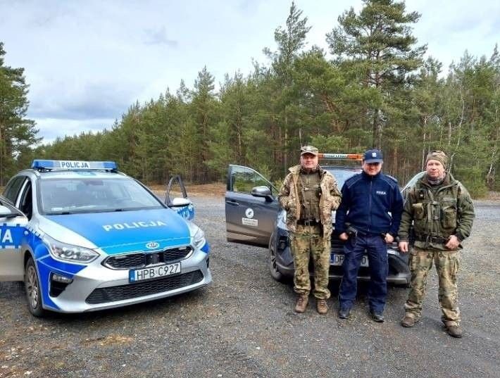 policja patrol straż leśna