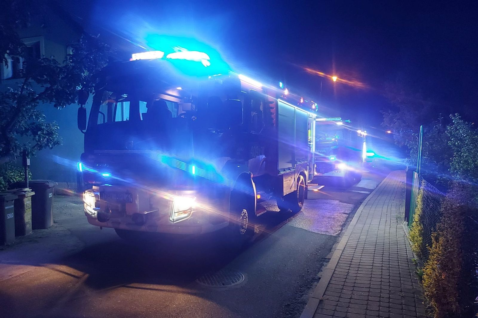 pożar kliczków