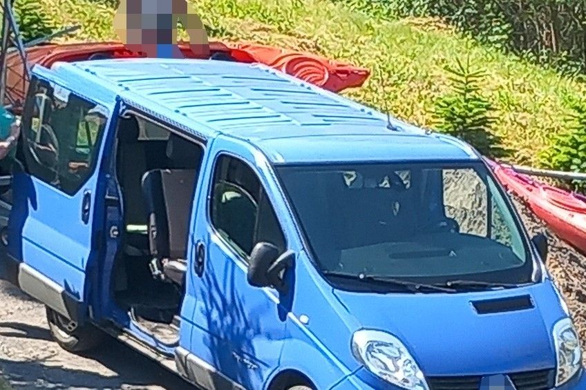 wóz kajakarz
