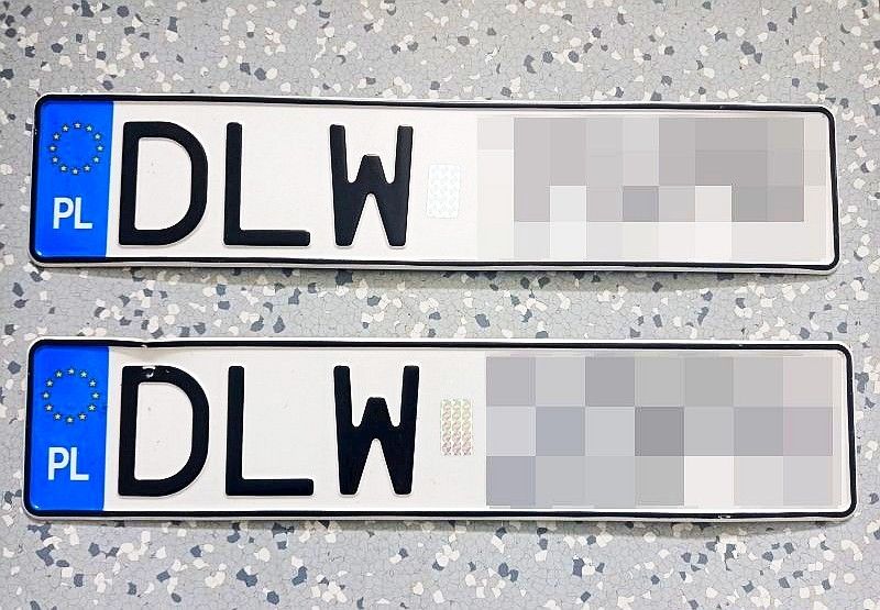 tablica dlw policja lwówek śląski