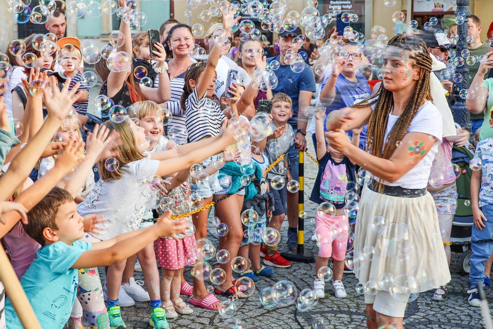 bańka mydlana dziecko