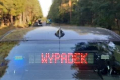 auto napis wypadek